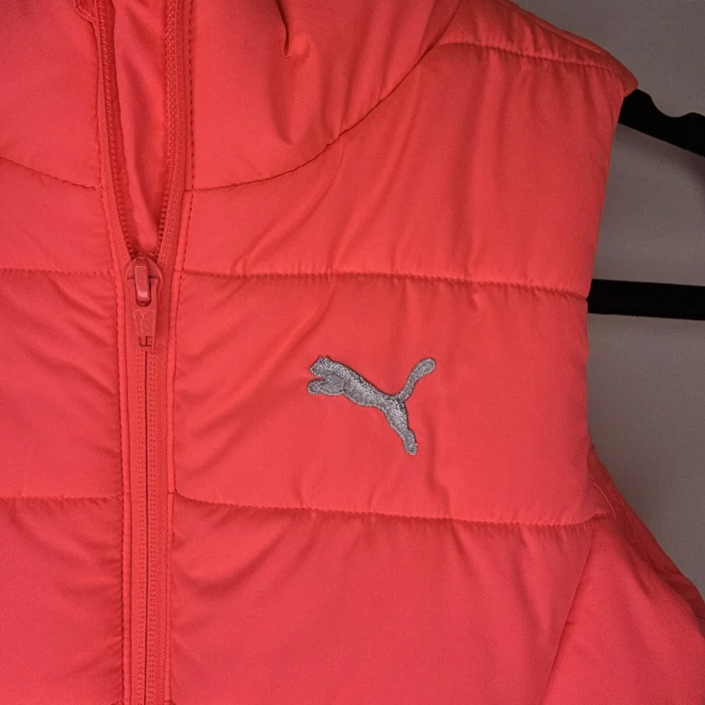Puma Hot Pink Puffer Vest Size 10-12